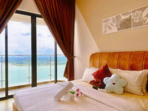 高级奢华海景套2卧2卫4-8人适合家庭入住 金海湾Danga Bay